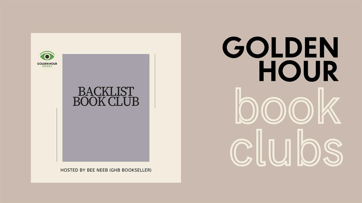 Backlist Book Club:  MARCH