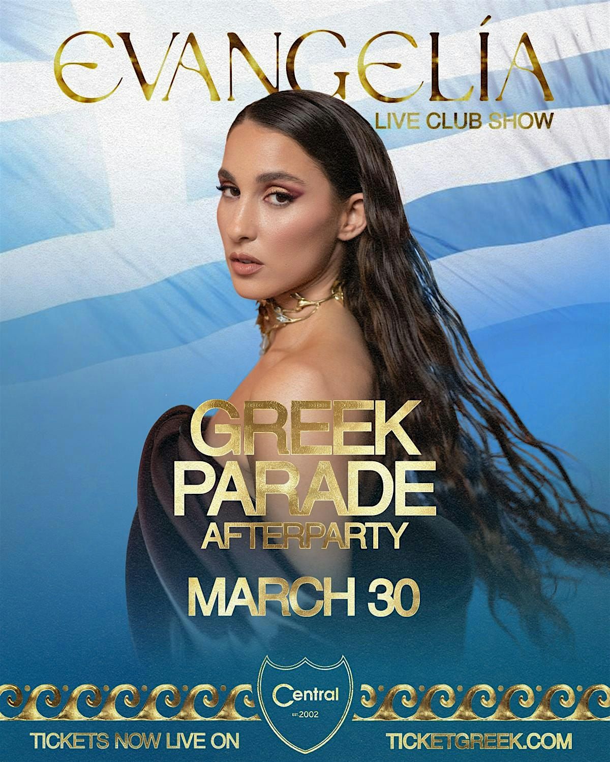 Central Presents The Annual Greek Parade 2025 Afterpartfeaturing Evangelia