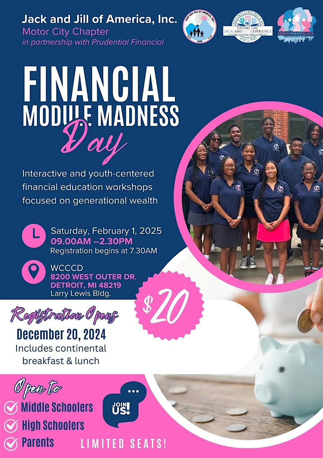 Jack and Jill of America, Inc.  Financial & Leadership Module Madness Day