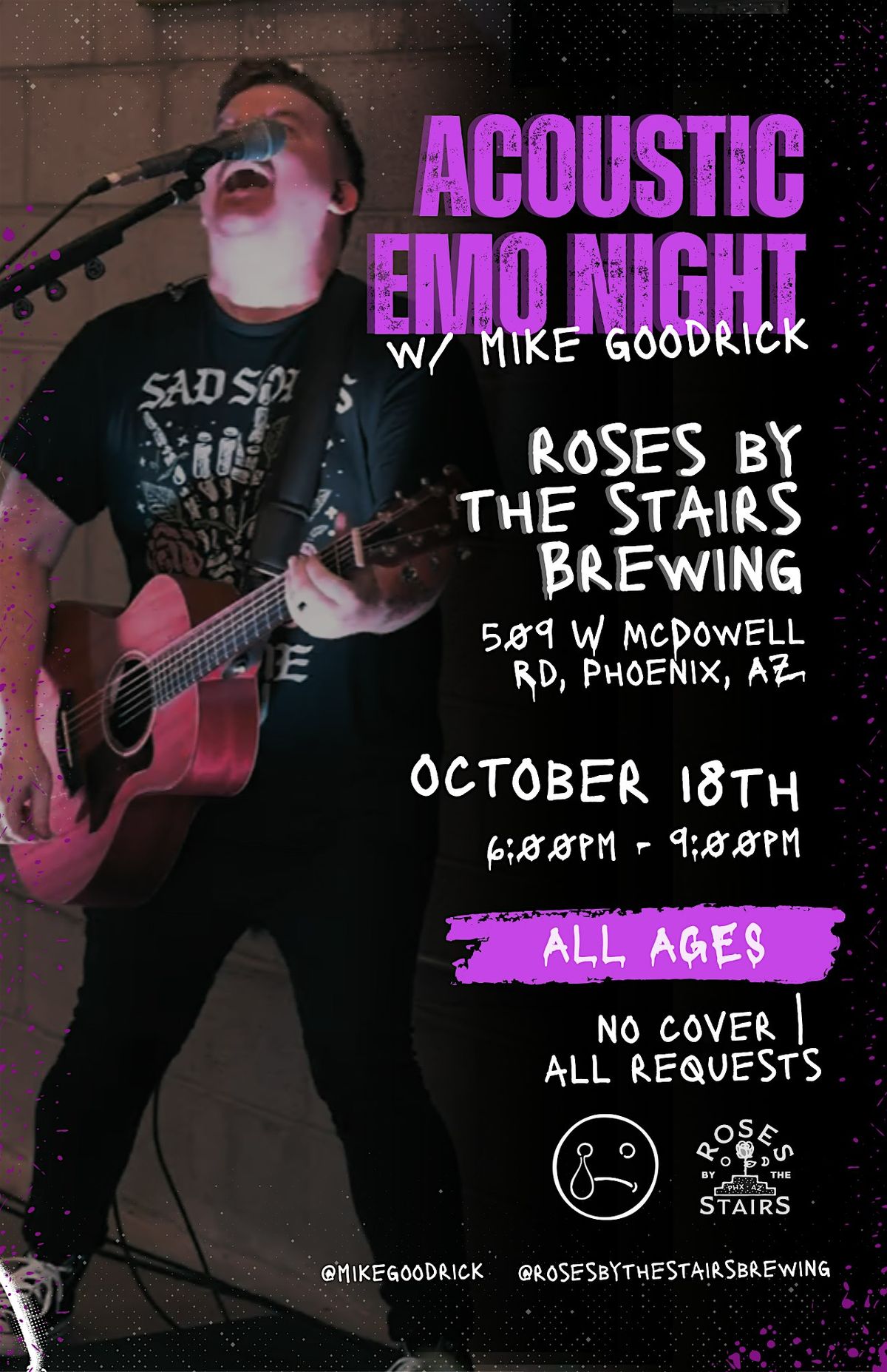 Emo Night at Roses by the Stairs Brewing Co.