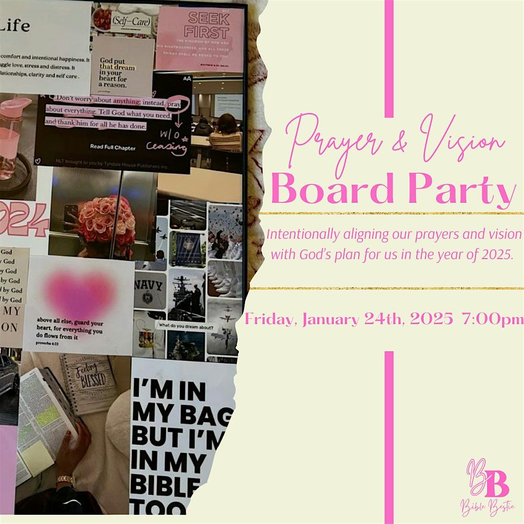 Bible Bestie: Vision and Prayer Board Party