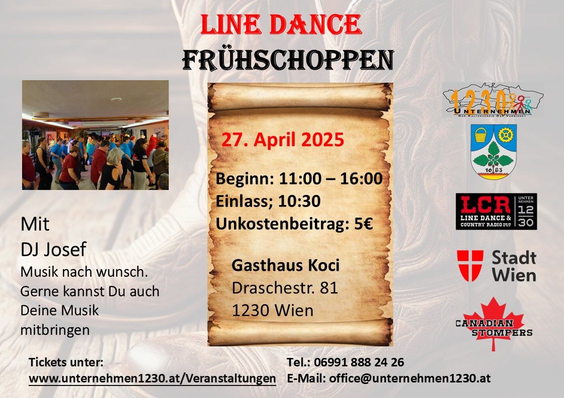 Line Dance   Fr\u00fchschoppen mit DJ Josef