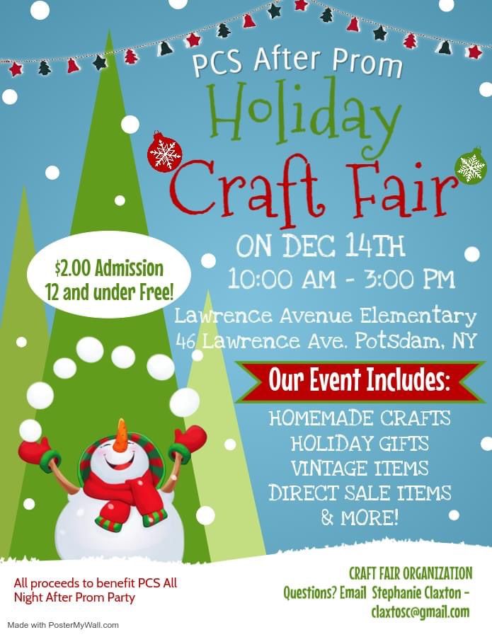 PCS After Prom Holiday Craft Fair