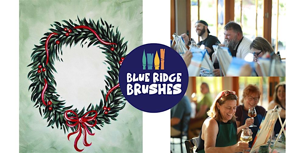 Paint + Sip: "Festive Wreath" at Pro Re Nata Crozet