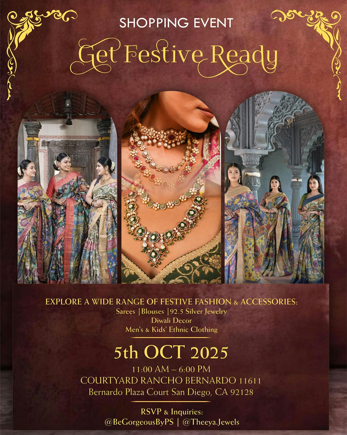 Festive Shopping - Sarees, 92.5 Silver, Decor, Kids and Mens Clothing