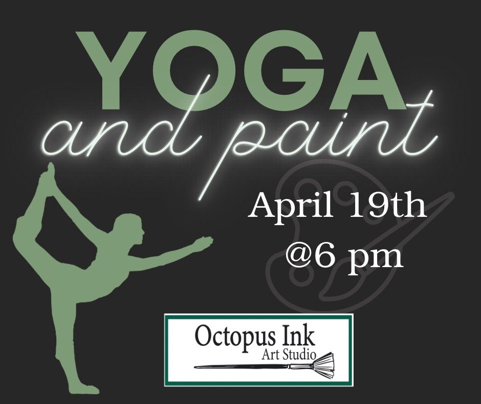 Yoga and paint class 