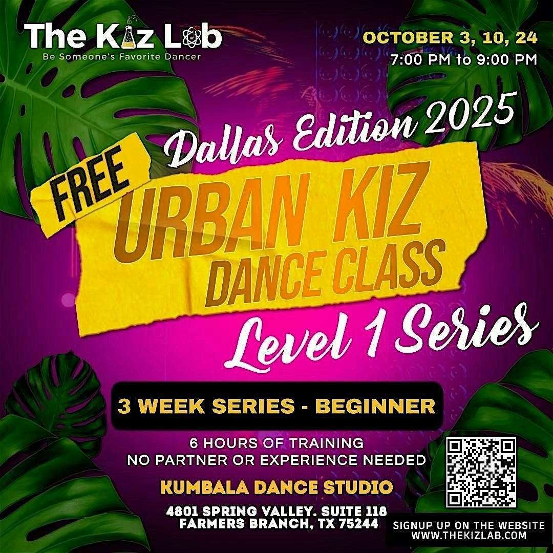 FREE Urban Kiz Dance Class for Beginners \u2013 Dallas Edition 2025