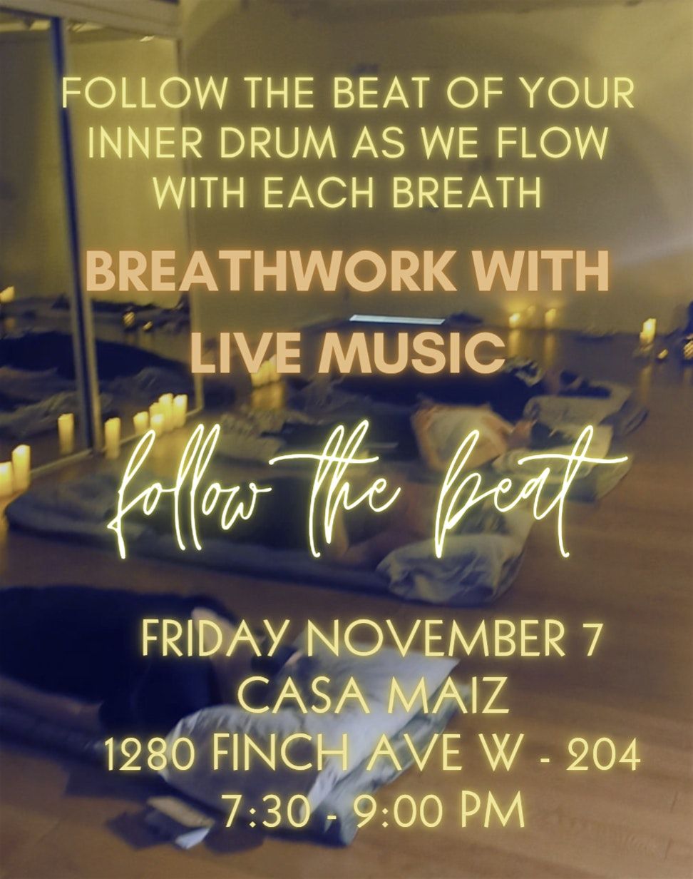 Breathwork with LIVE music and Drumming Circle