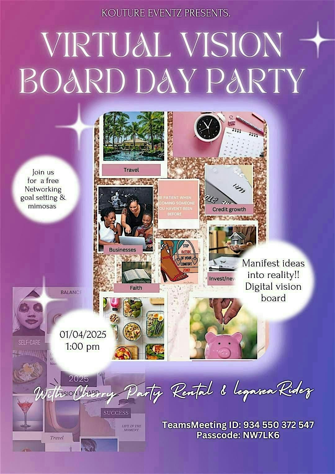 Virtual Vision Board Day Party