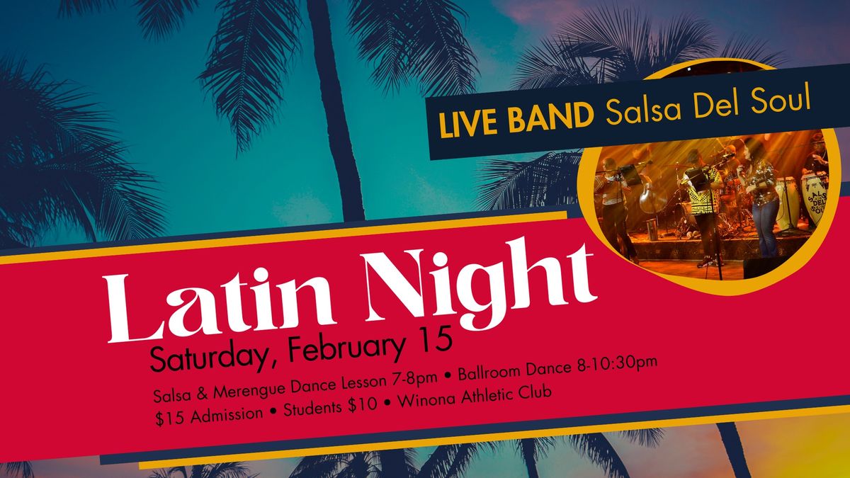 Latin Dance Night with LIVE BAND Salsa Del Soul