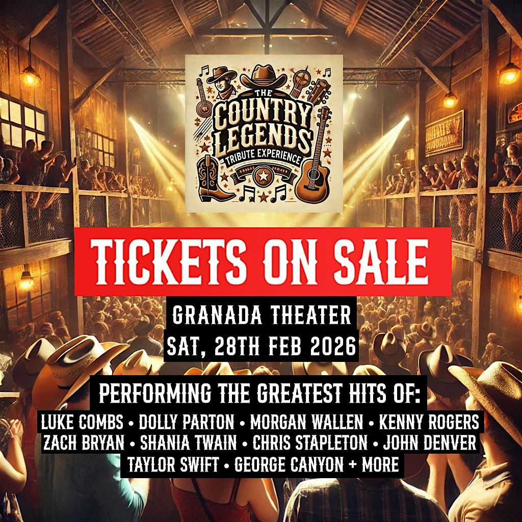 The Country Legends Tribute Experience. Yeehaw Minneapolis!