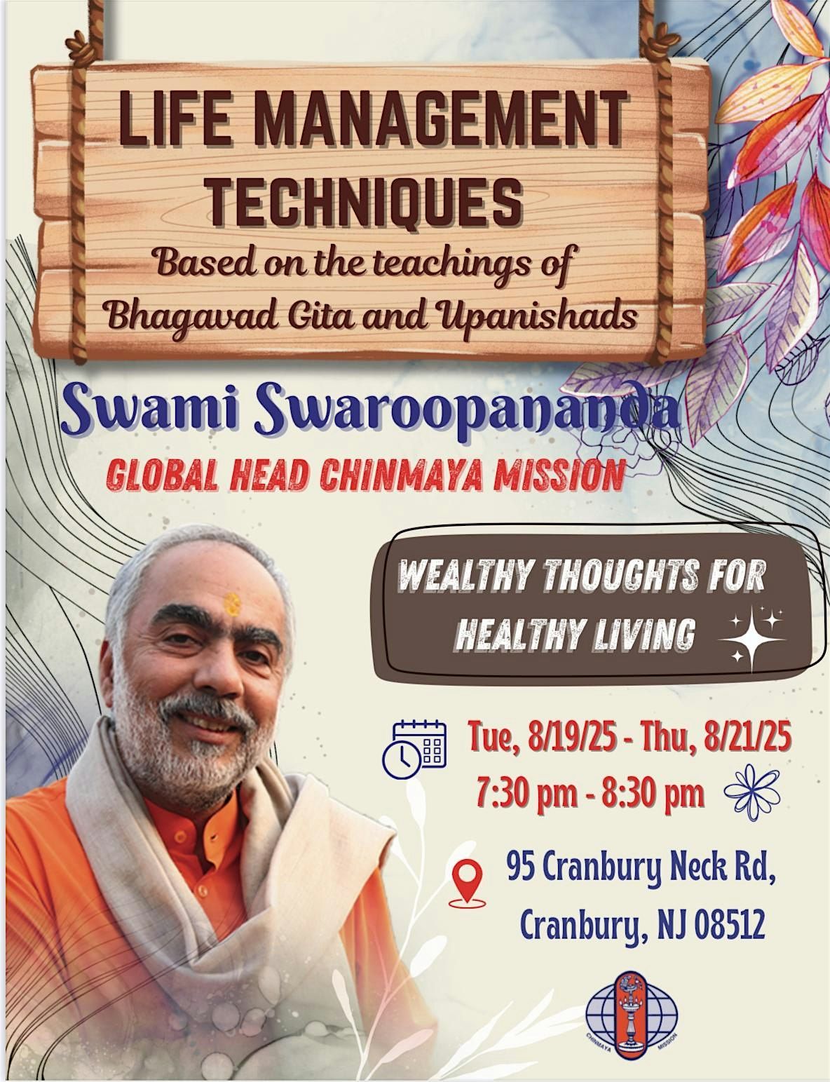 Satsang with Swami Swaroopananda - Global Head Chinmaya Mission
