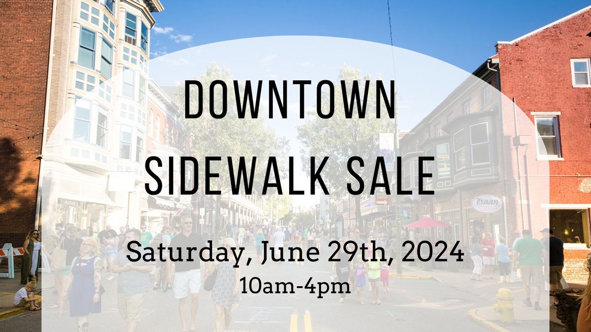 Downtown Sidewalk Sale