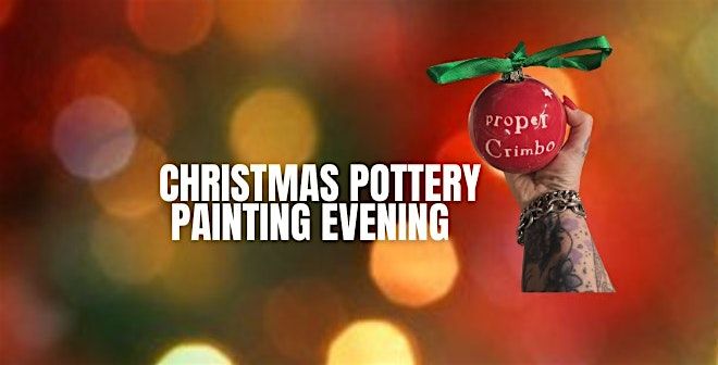 Christmas Pottery Painting