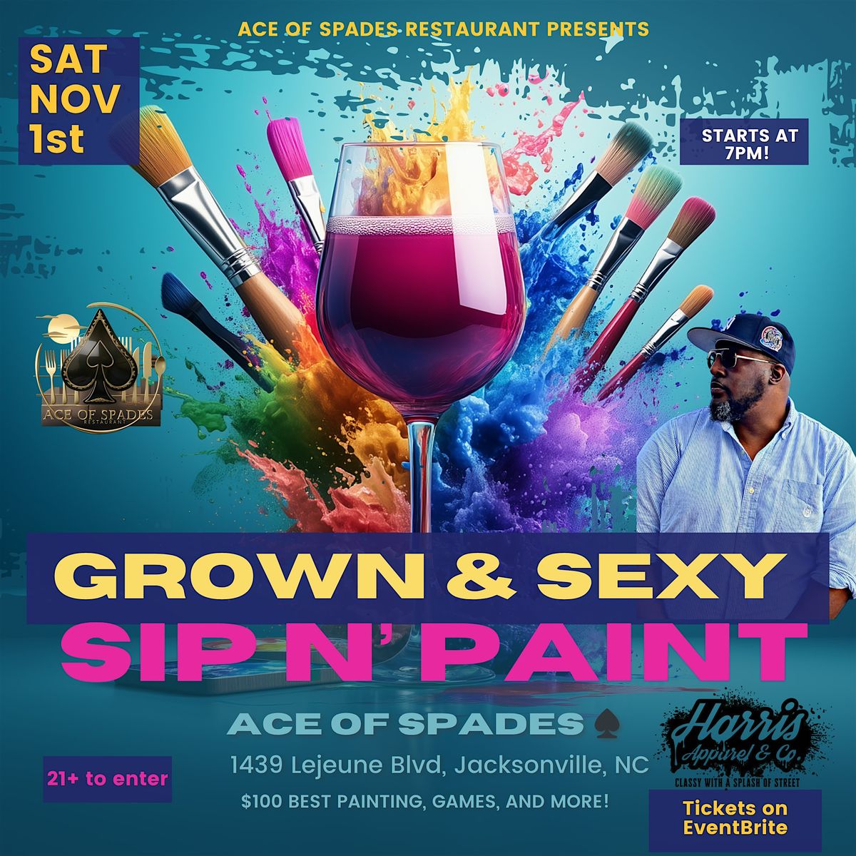 Grown & Sexy Sip N\u2019 Paint