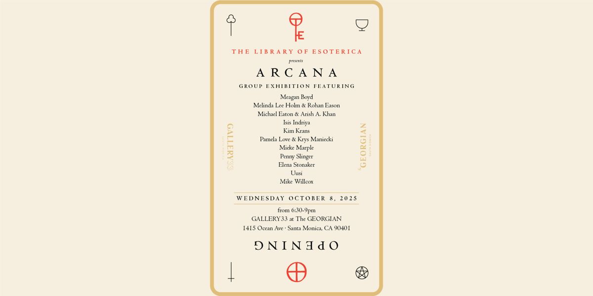 The Library of Esoterica Presents:  ARCANA-Art as Divination