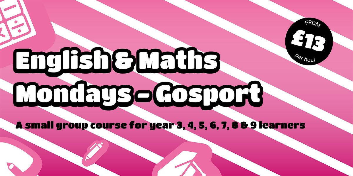 Primary\/Secondary Course (English & Maths), Year 3-9 (Gosport)