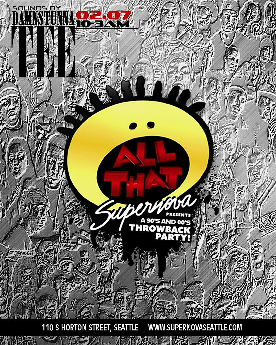 All that Supernova 90's & 00's throwback party!