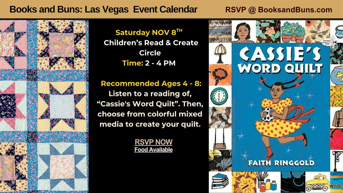 Children\u2019s Read & Create Circle at Books & Buns: A Black Creative Arts Hub