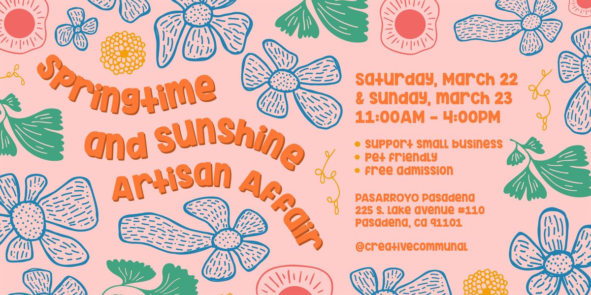 Springtime & Sunshine Artisan Affair