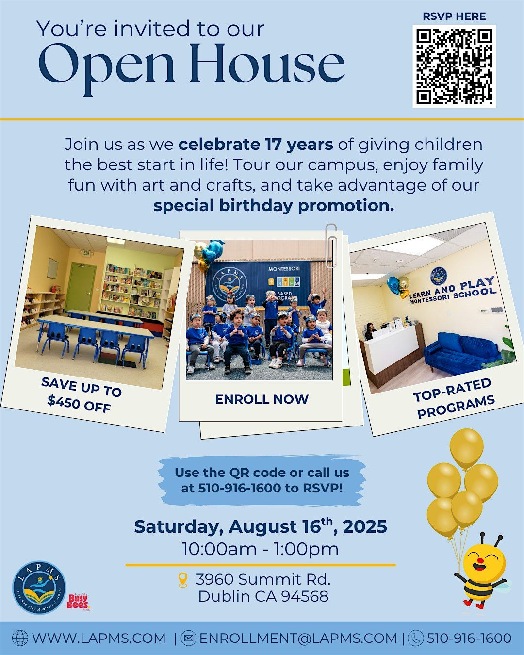 Learn And Play Open House - Dublin Ranch
