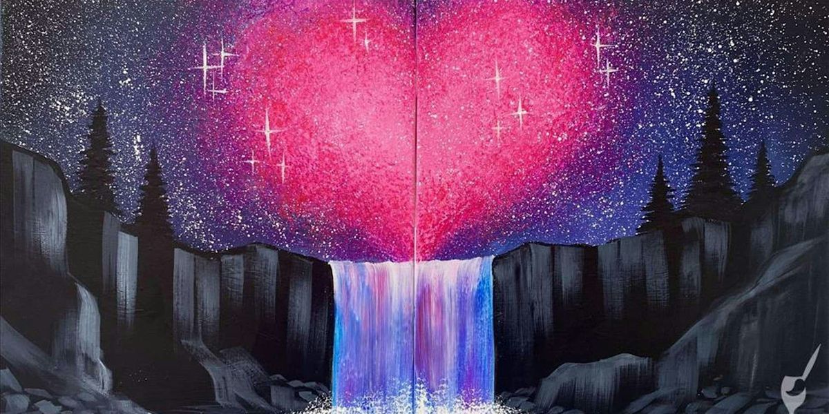 Valentine's Day Waterfall - Paint and Sip by Classpop!\u2122