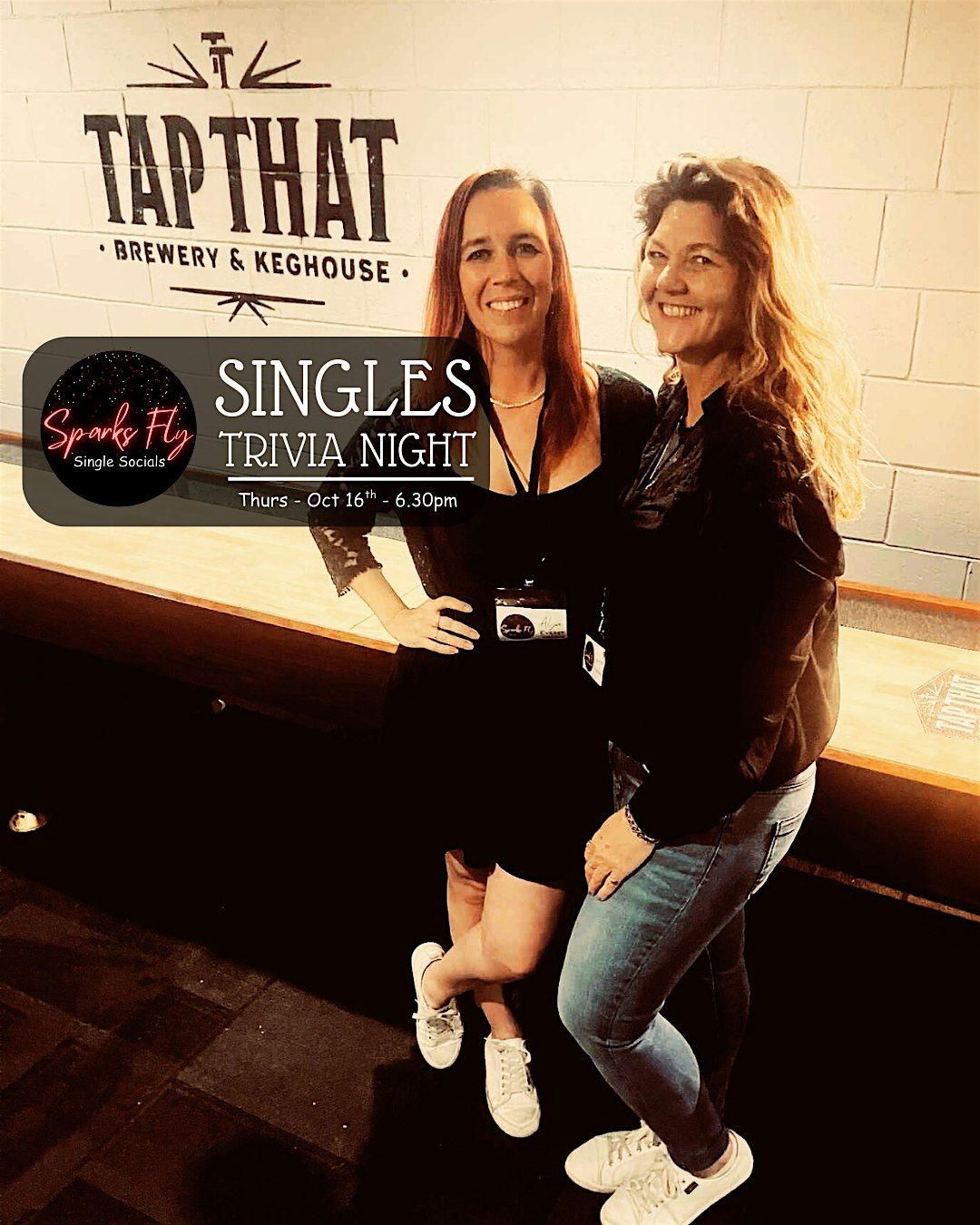 Sparks Fly Singles Only Trivia Night at Tap That Brewery & Keghouse