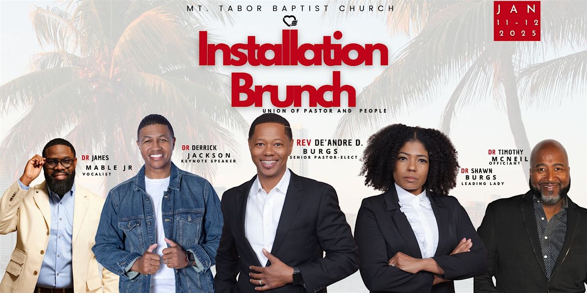 Pastor Installation Brunch