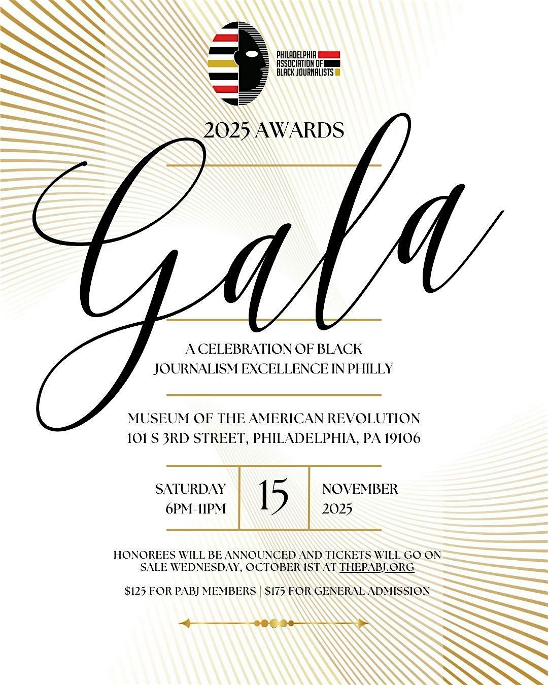2025 PABJ Awards Gala