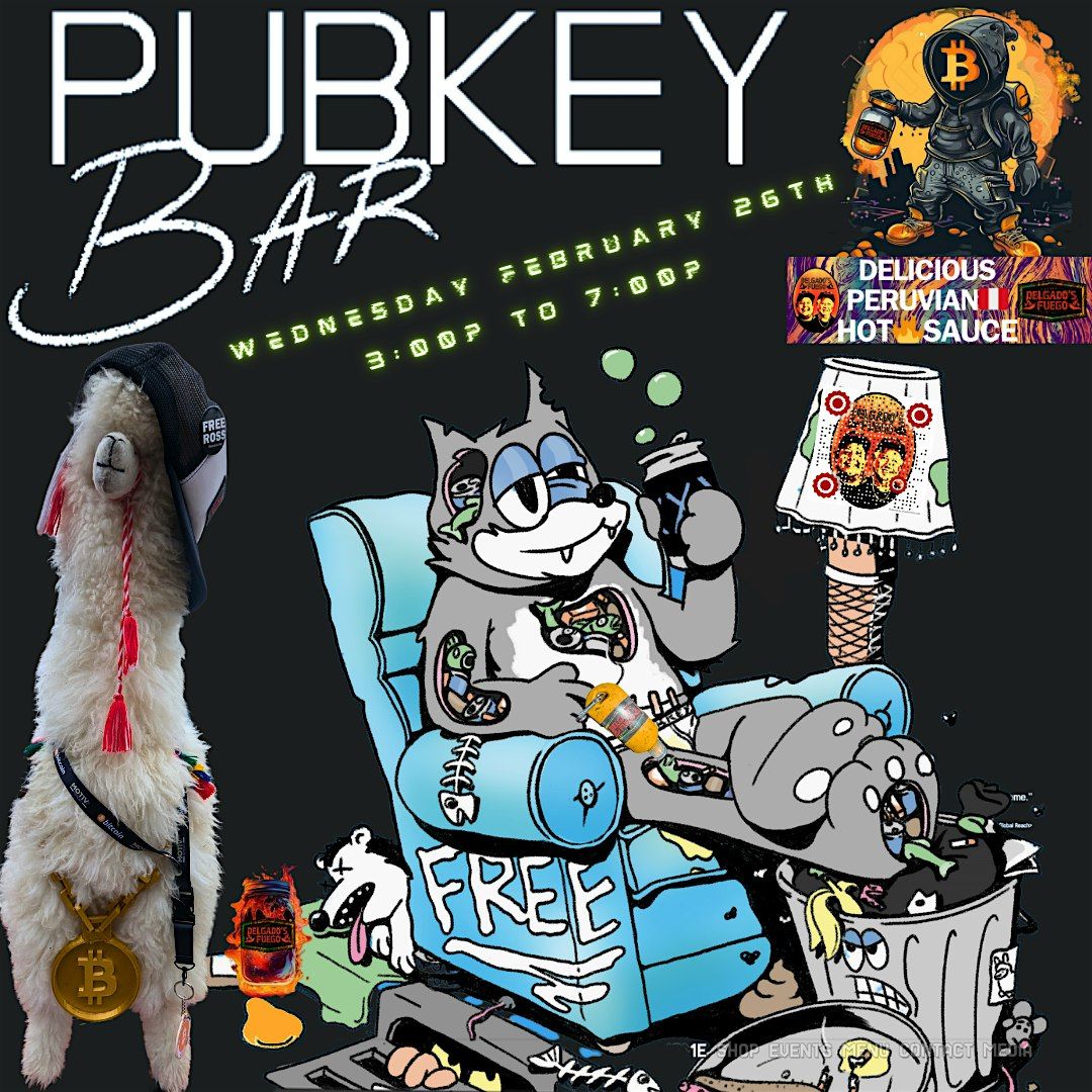 PubKey Bar Fuego take over before Adam Back takes the stage