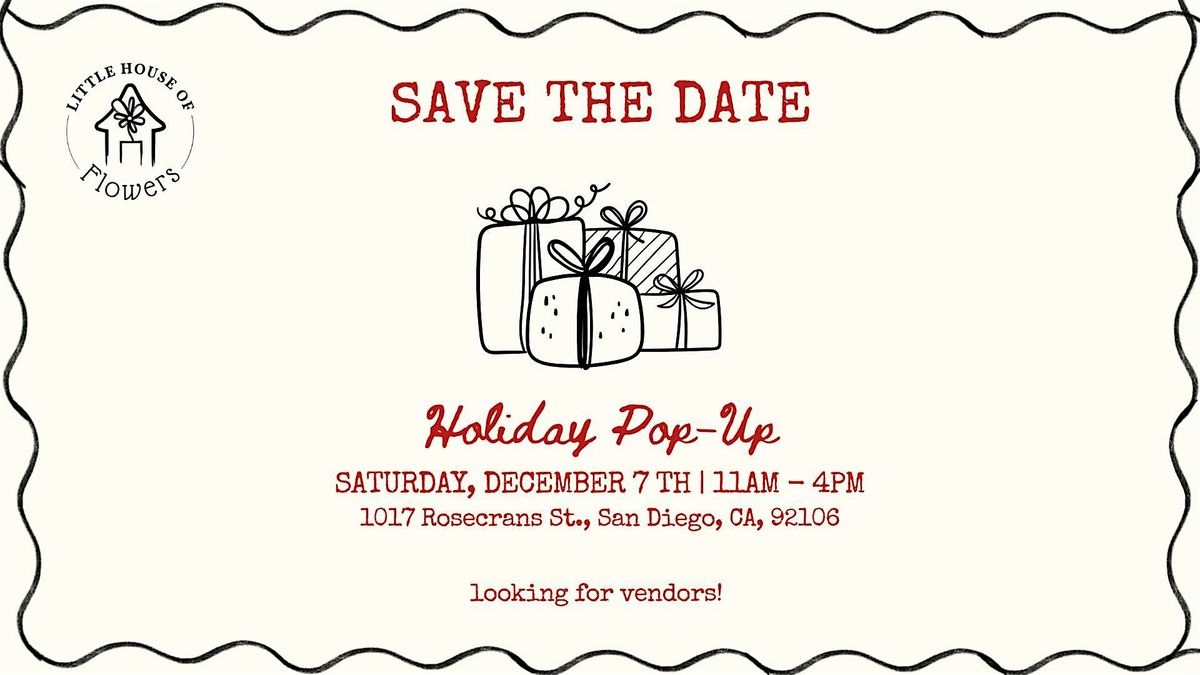 Holiday Vendor Pop-Up