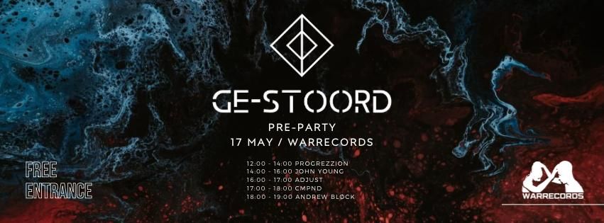 Ge-stoord pre-party at Warrecords