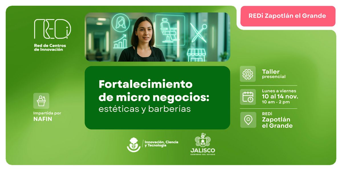 Fortalecimiento de micro negocios: Est\u00e9ticas y Barber\u00edas.