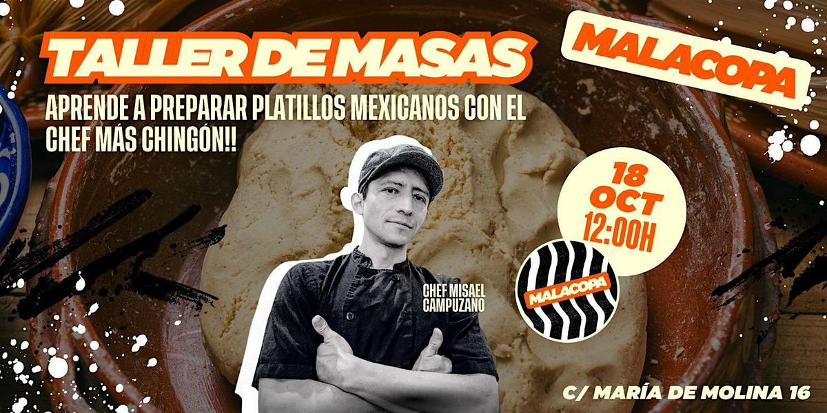 Taller de masas en Malacopa
