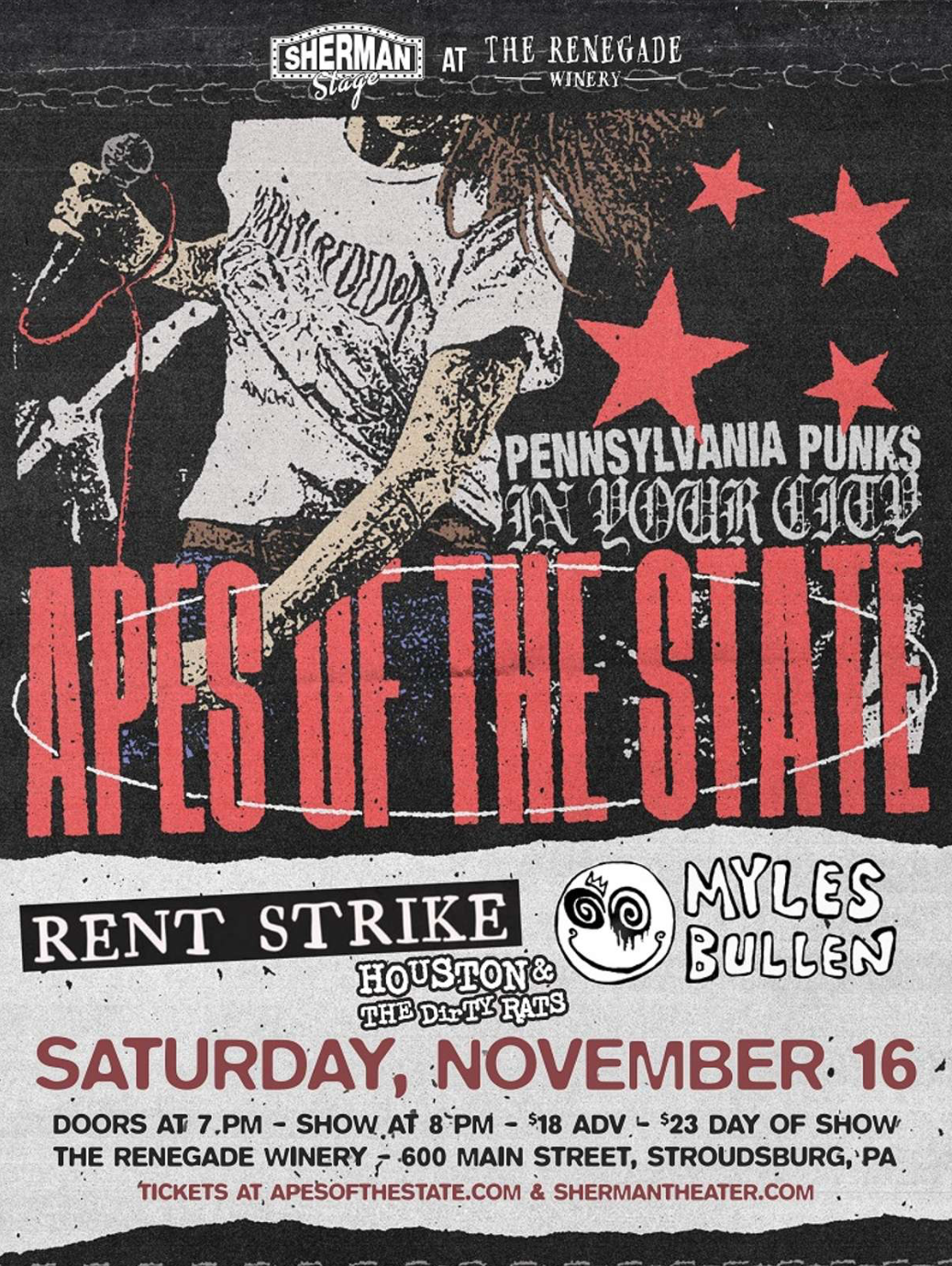 Apes of the State at Hawthorne Theatre