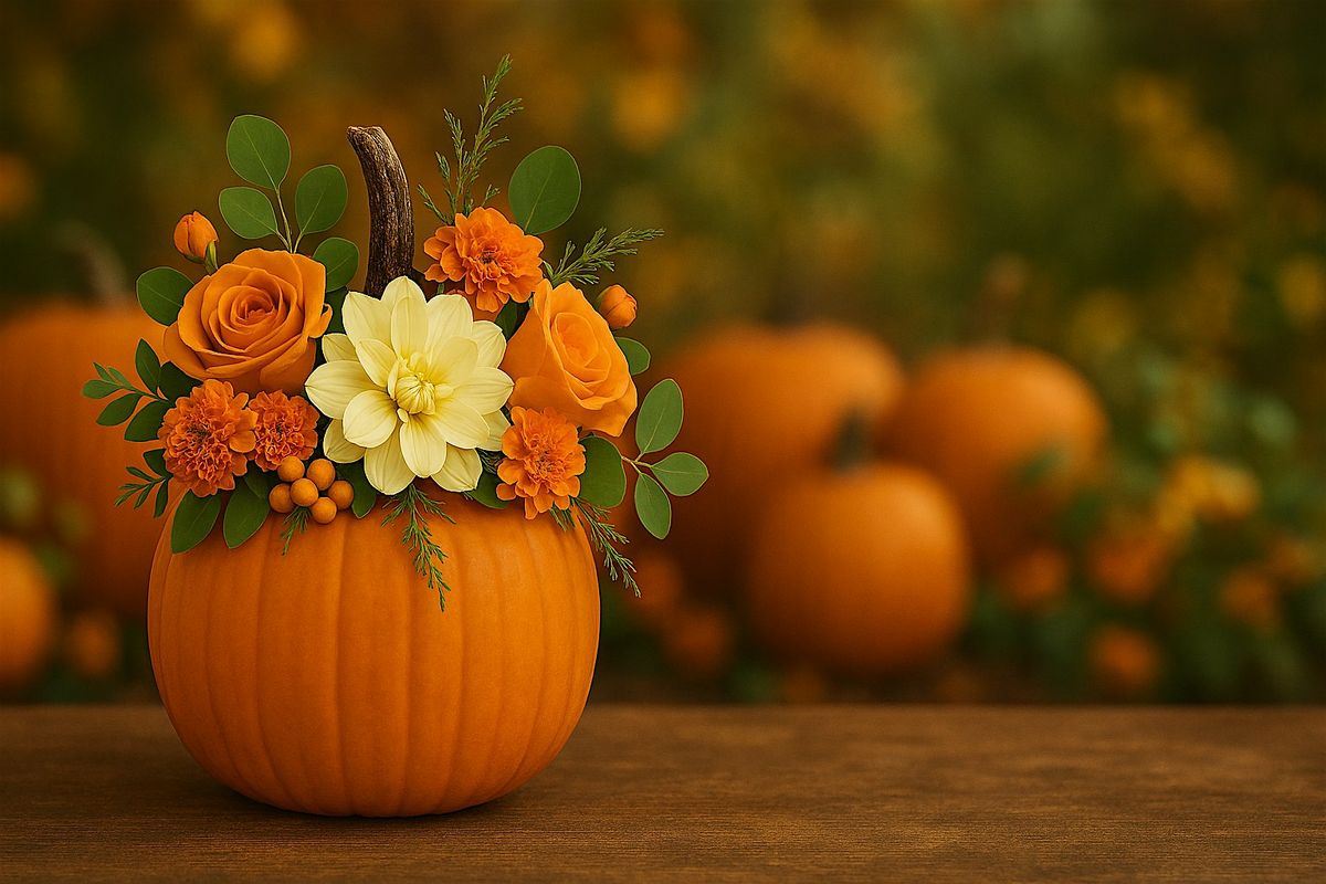 Pumpkin Floral Arrangement Workshop