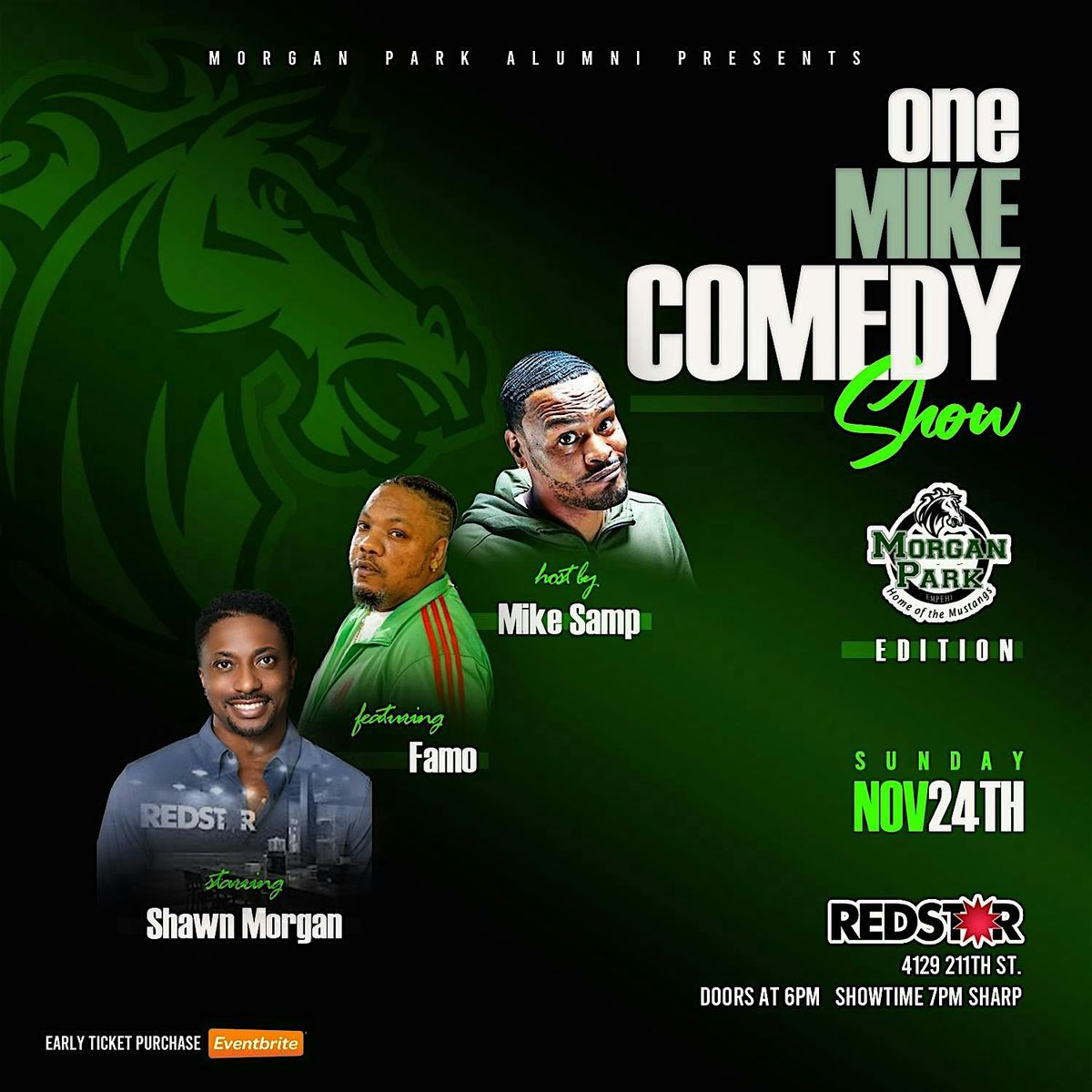 One Mike Comedy Show ** Morgan Park Alumni " EDITION