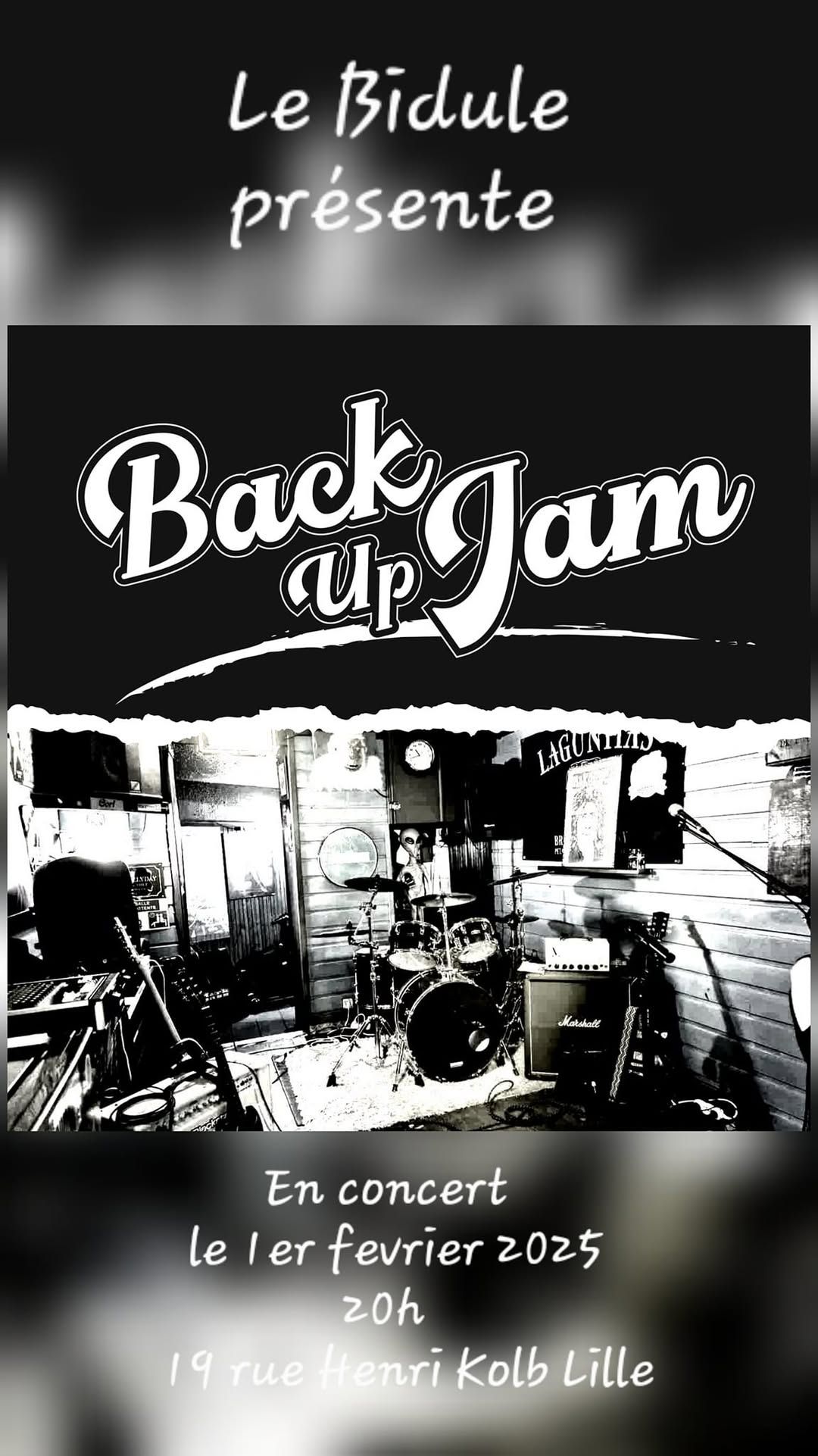 Back Up Jam en concert