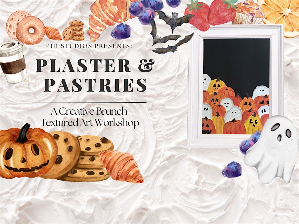 Paint and Brunch: Toronto Halloween Plaster Art Workshop