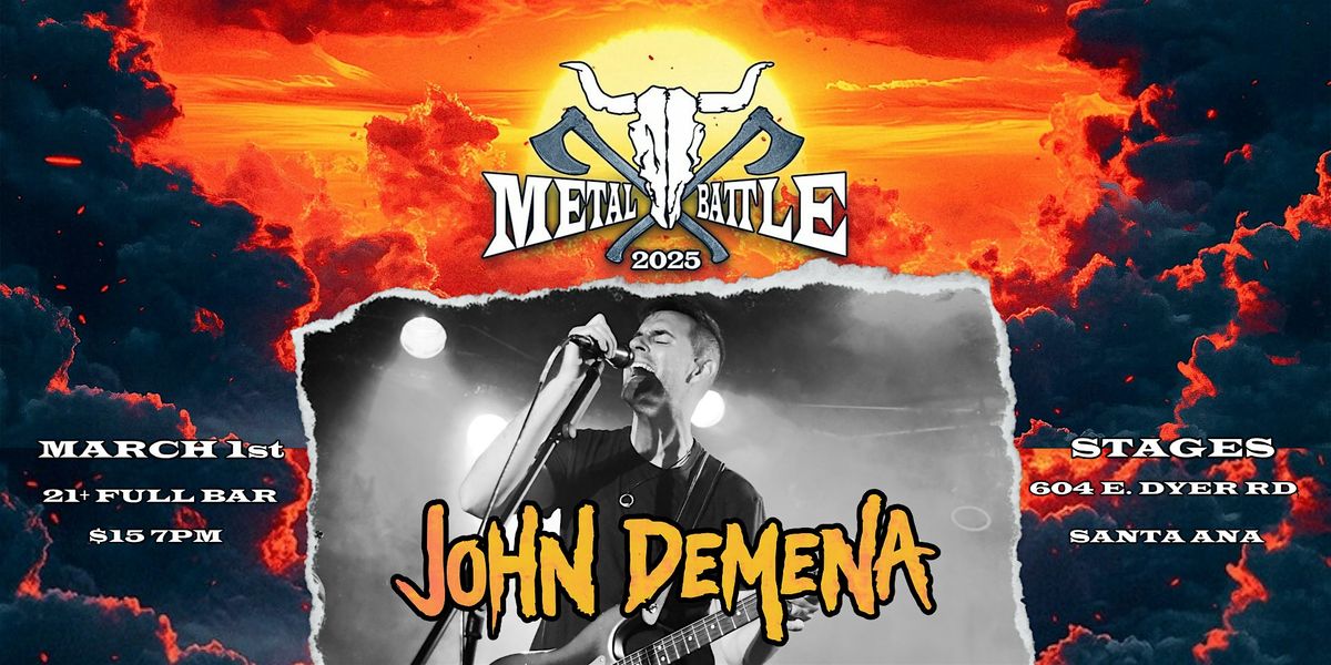 JOHN DEMENA - Live at Wacken Metal Battle USA