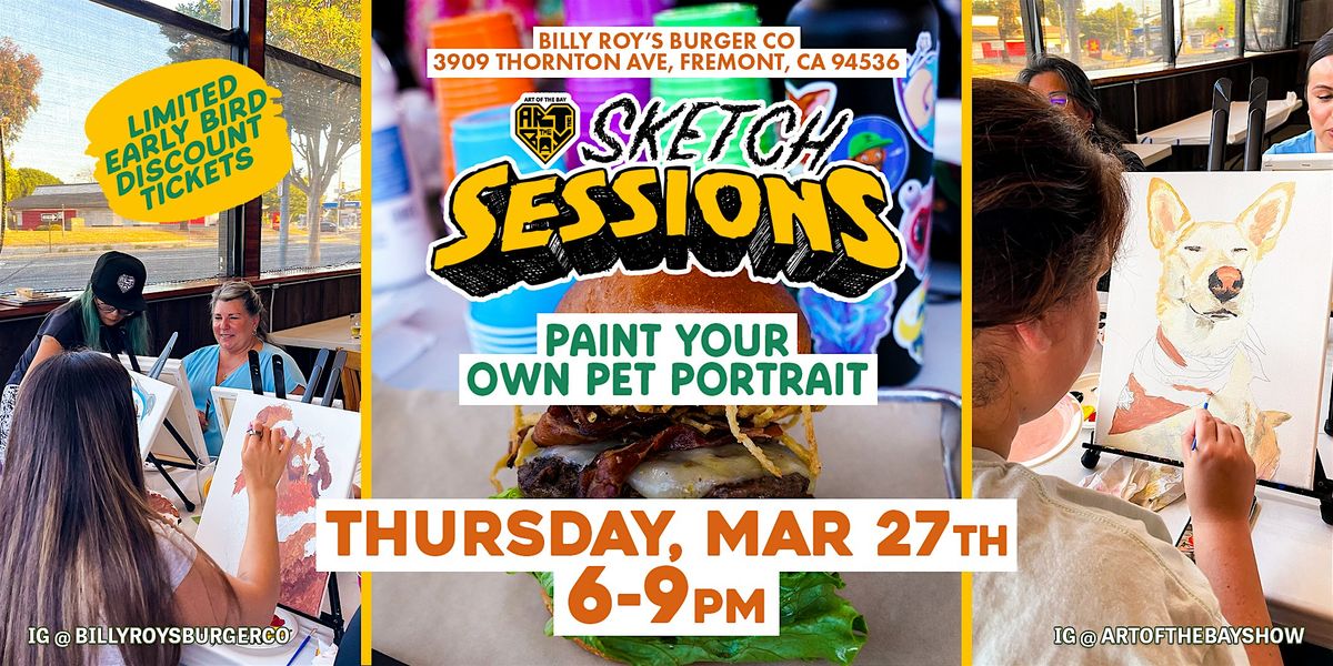 Paint Your Own Pet Portrait - March 27th | Fremont