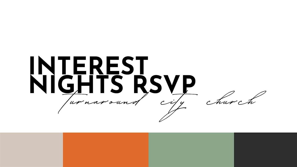 September Interest Night @ Willow House