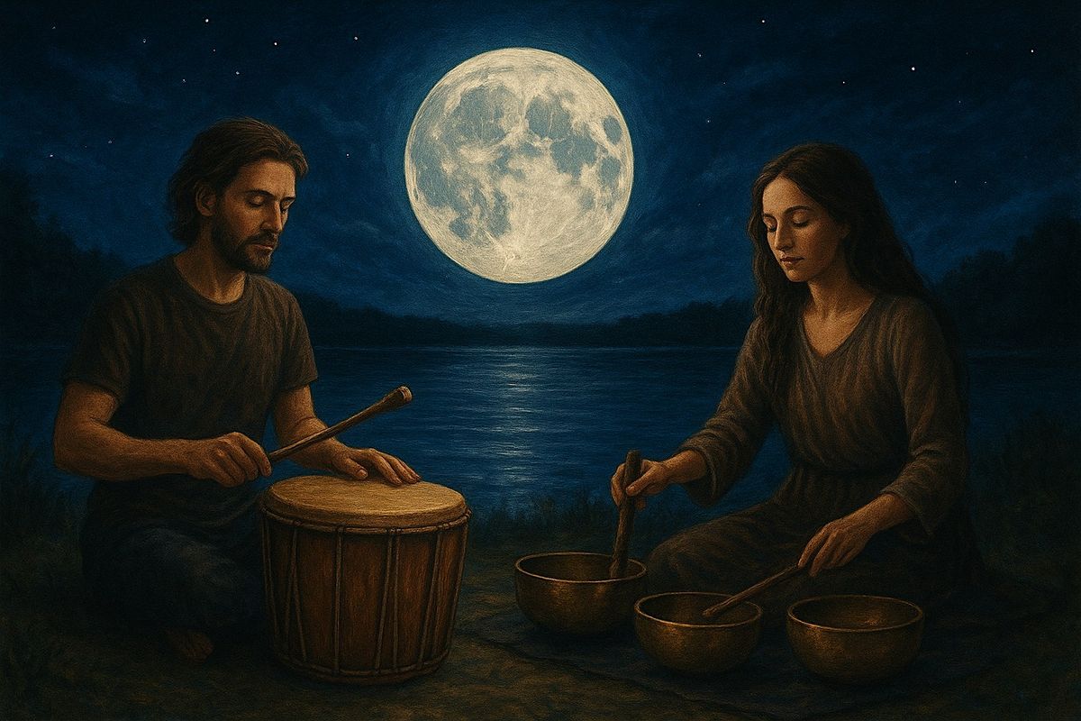 Full Moon Healing Ceremony - Sound Bath and Ancient Drumming Practitioners