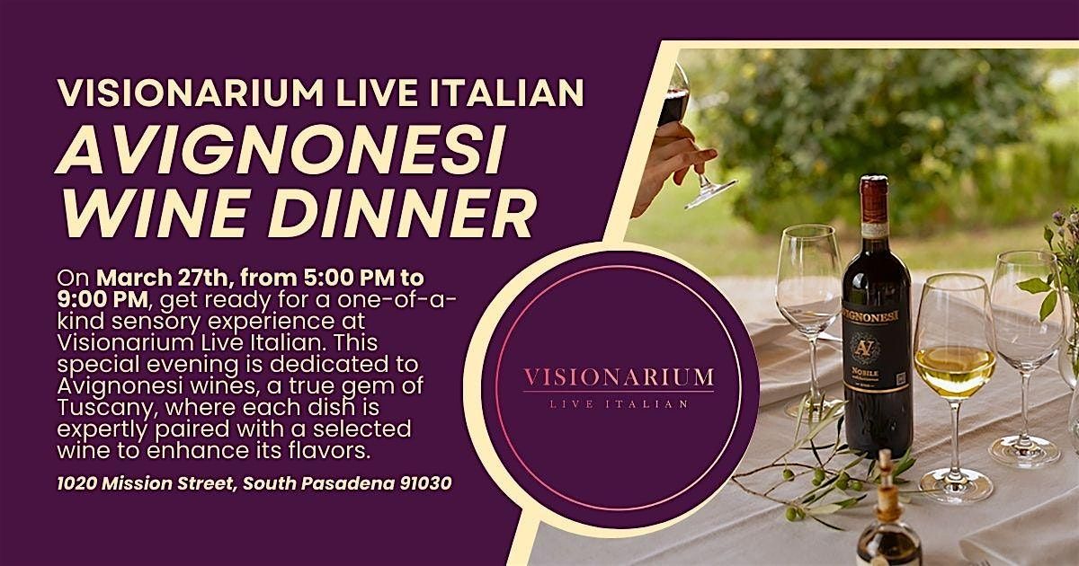 Avignonesi Wine Dinner