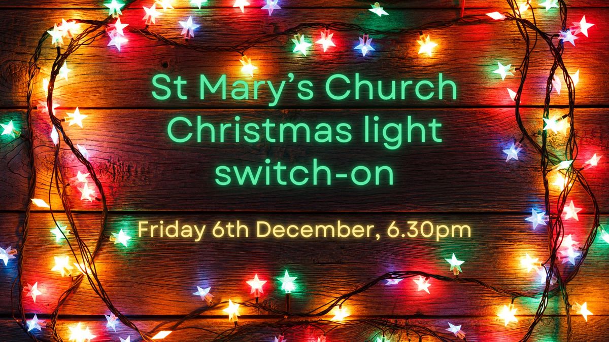 Christmas light switch-on