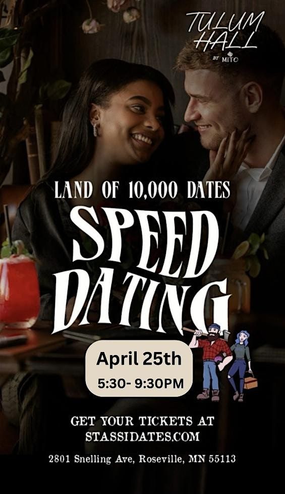 Land of 10,000 Dates Speed Dating ages 21-40 & 40-65 (heterosexual)