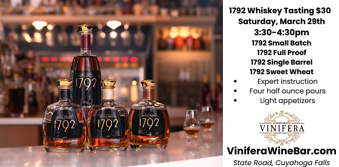 1792 Whiskey Tasting Meet-Up