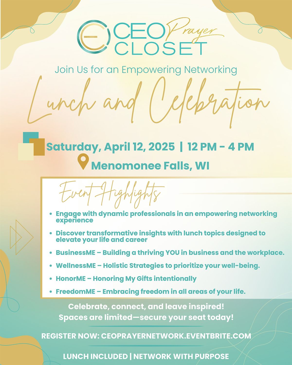 The CEO Prayer Closet Celebration Book Launch