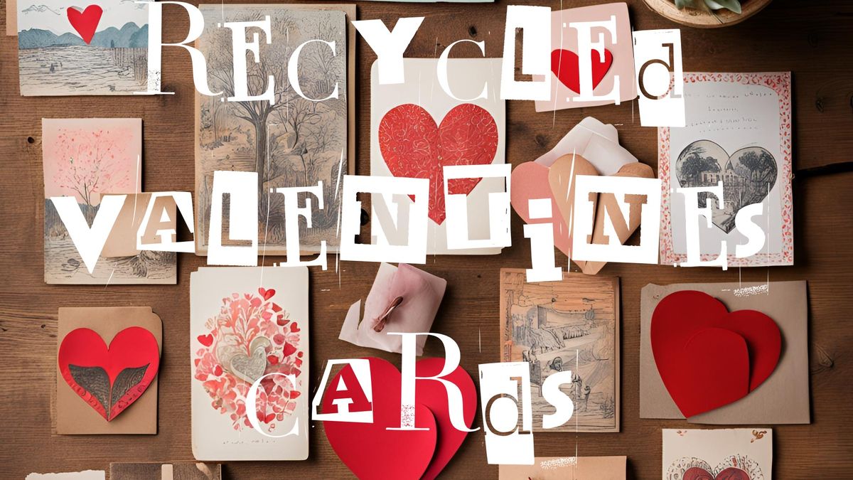 Recycled Valentines Cards