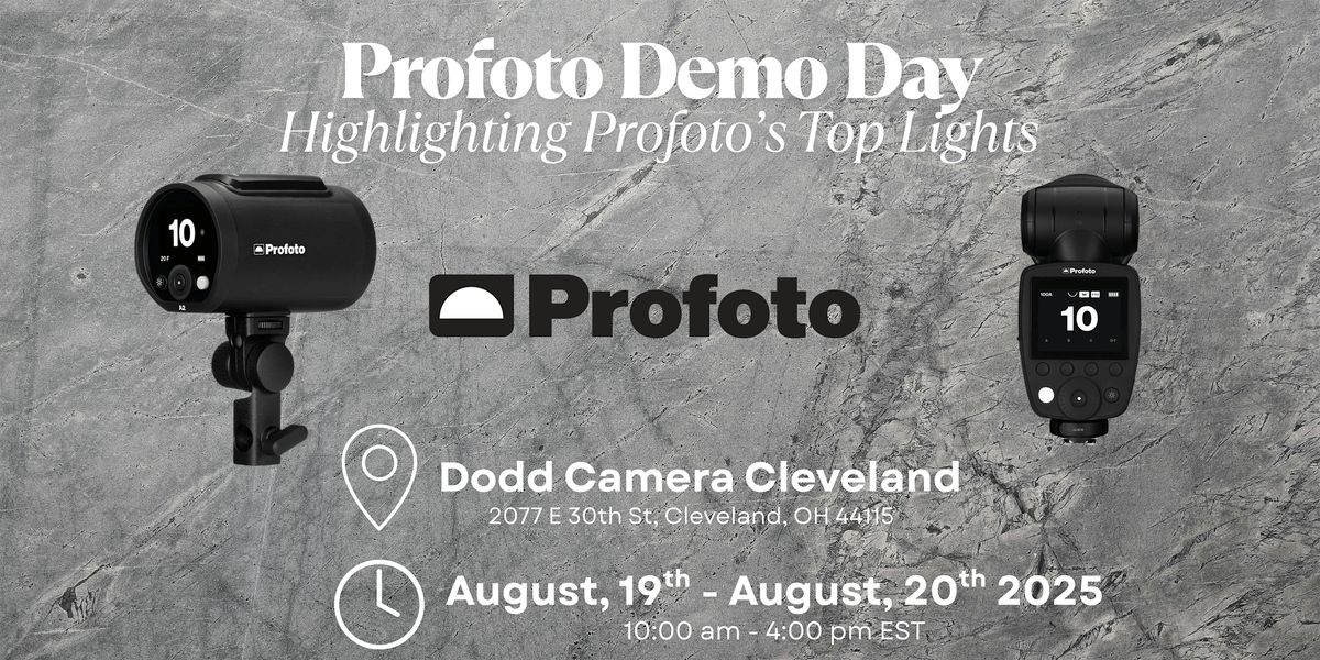 Profoto Demo Day at Dodd Camera Cleveland